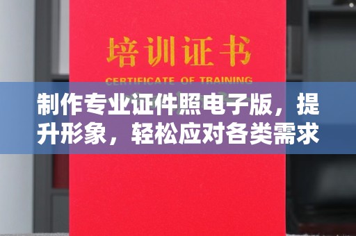 玉井制作专业证件照电子版，提升形象，轻松应对各类需求