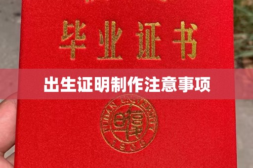 玉井出生证明制作注意事项