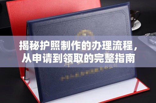 玉井揭秘护照制作的办理流程，从申请到领取的完整指南