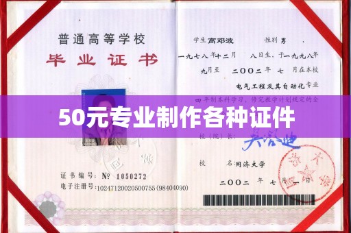 玉井50元专业制作各种证件