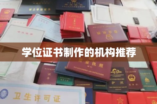 玉井学位证书制作的机构推荐