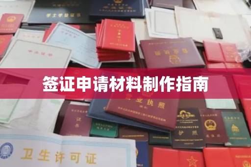 玉井签证申请材料制作指南