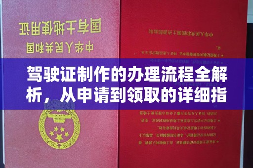 玉井驾驶证制作的办理流程全解析，从申请到领取的详细指南