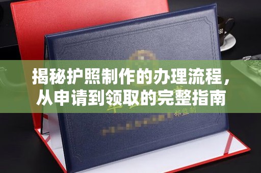 玉井揭秘护照制作的办理流程，从申请到领取的完整指南