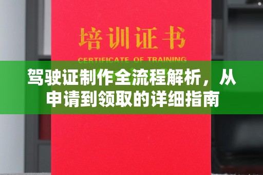 玉井驾驶证制作全流程解析，从申请到领取的详细指南